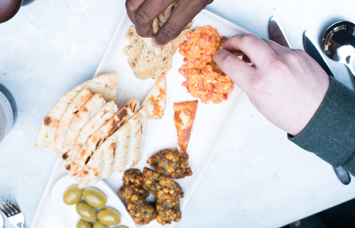 bar snacks at the anglers pub and restaurant teddington
