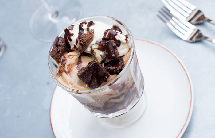 Dessert at the anglers pub and restaurant teddington