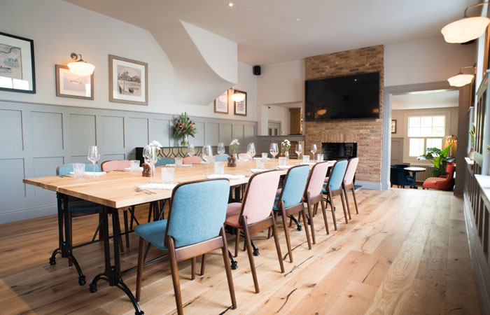 Private function rooms for hire at the anglers pub and restaurant teddington