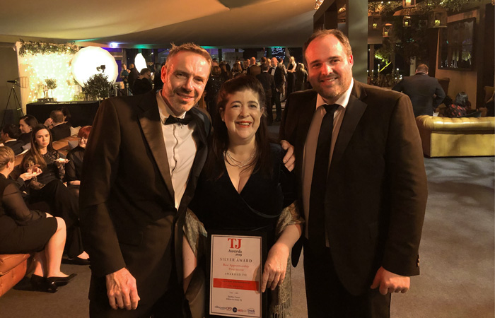 Fuller’s Chefs’ Guild Chef Apprenticeship wins silver for best apprenticeshp programme at TJ Awards 2019