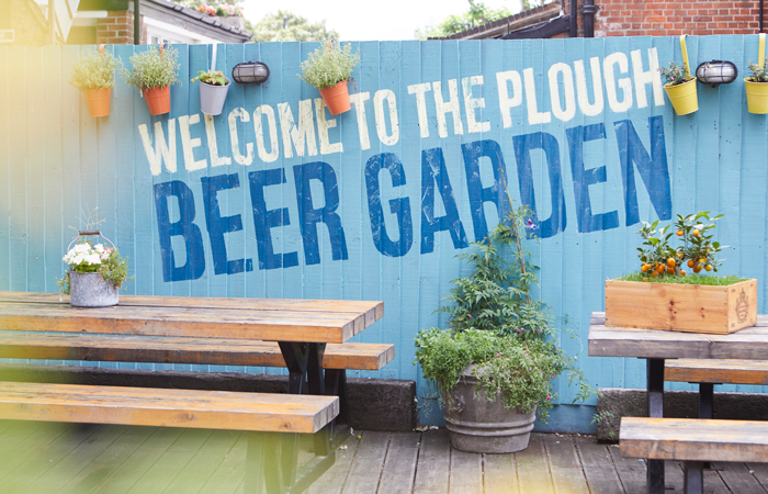 The Plough Inn beer garden London