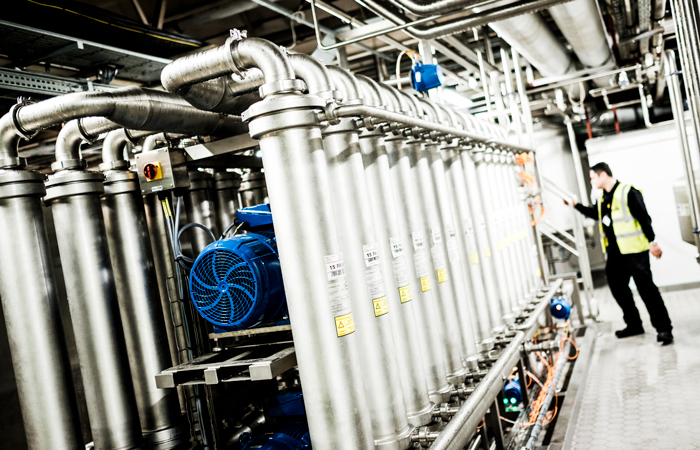 The beer filtration process