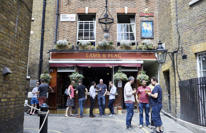 Good value pub Lamb and Flag Covent Garden