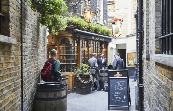 Ye Olde Mitre London best value pub food uk