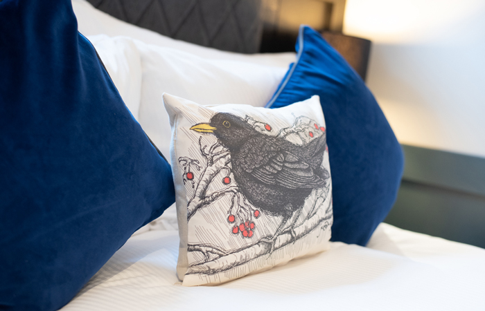 Decor at The Blackbird Hotel and bed and breakfast Earl's Court, London.