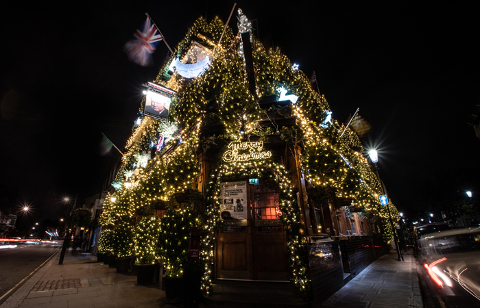 What makes The Churchill Arms the UK’s most festive pub