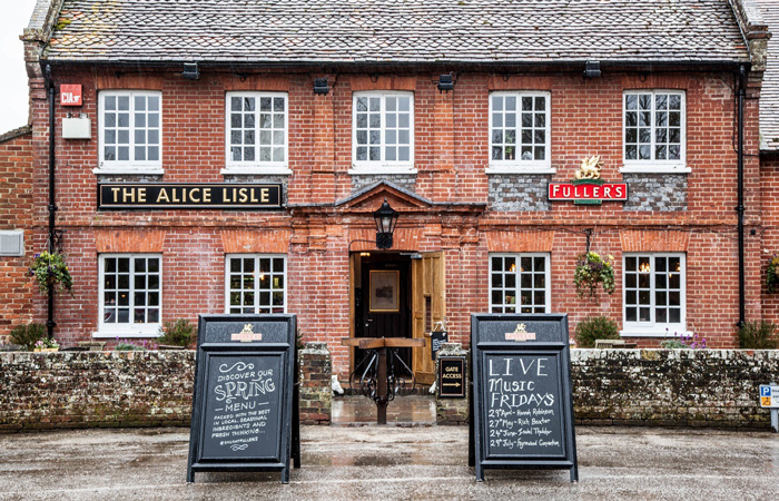 Best pubs in the New Forest The Alice Lisle