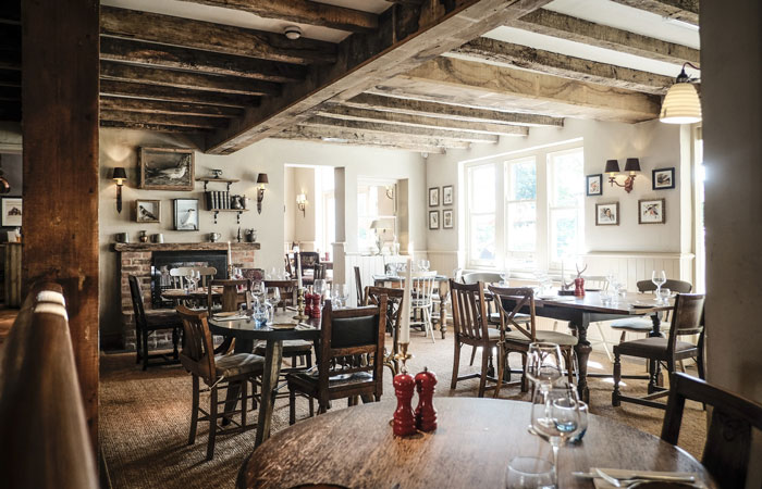 Country pubs The White Buck, Hampshire, England