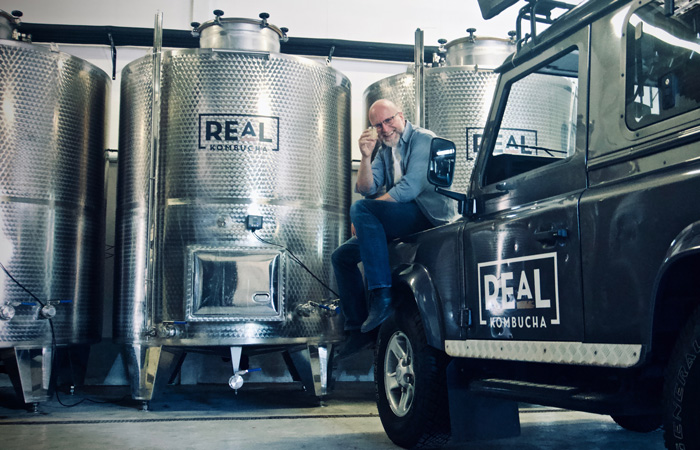 Real Kombucha founder David Begg