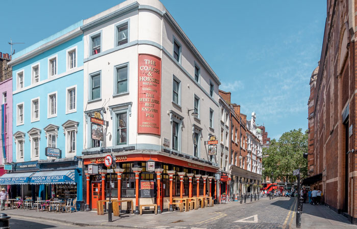 The coach and horses soho London's best pubs