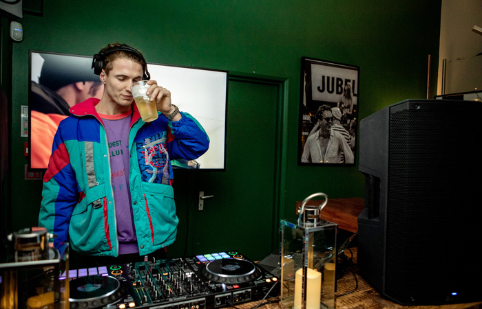 A peek inside the Jubel Ski Lodge pop-up bar at The Conductor in Farringdon, London