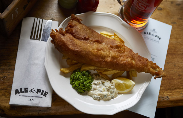 Best Fish and Chips in London at The Jack Horner