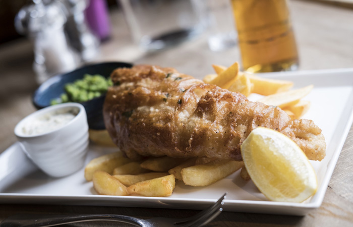 Best Fish and Chips in London at The Victoria Paddington