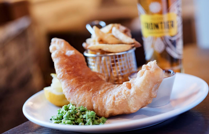 Best Fish and Chips in London from The Counting House
