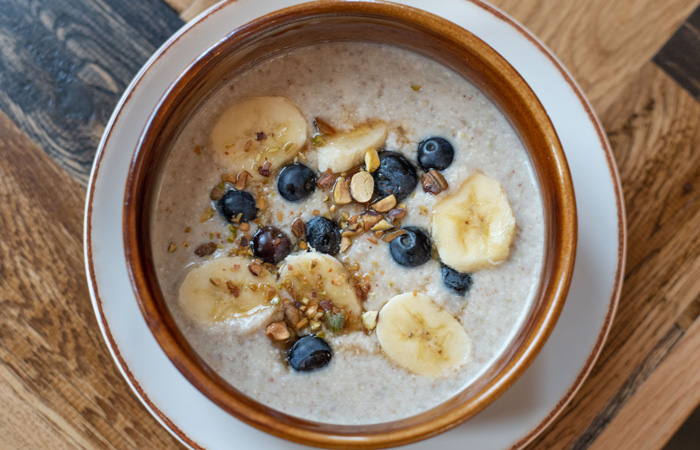 vegan porridge brunch from The Old Bank, Battersea