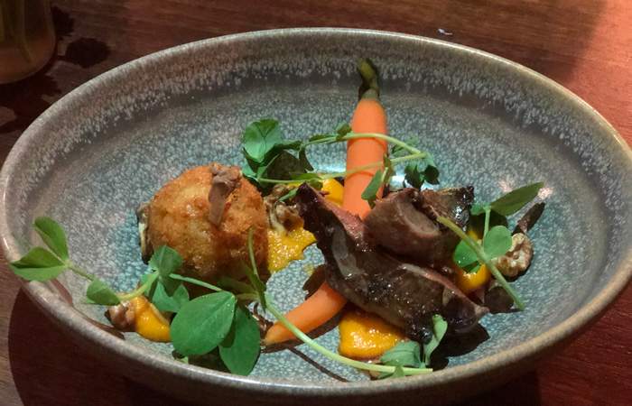 Wood pigeon from The Blue Boat, Hammersmith