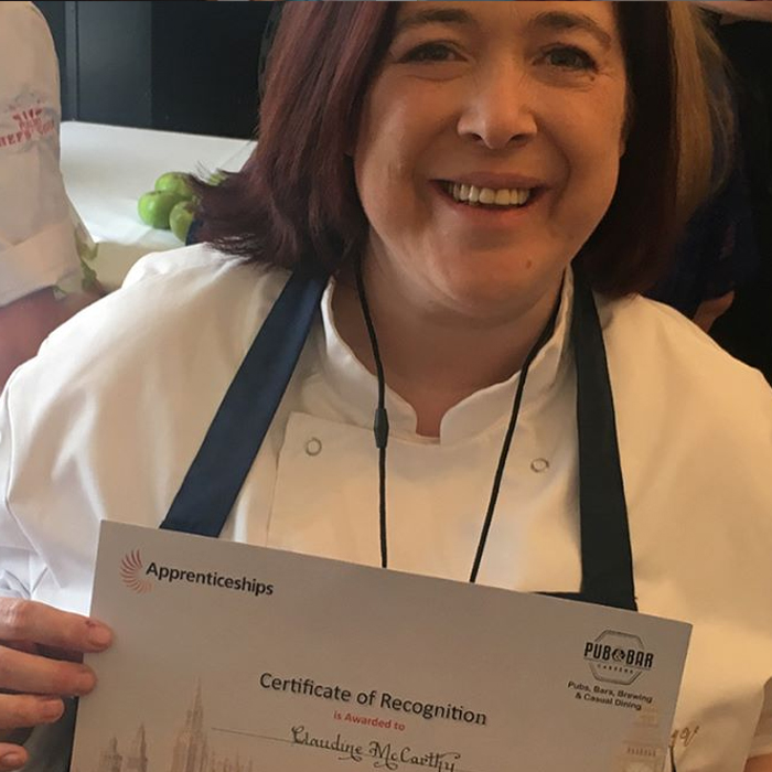 Fuller's Chefs' Guild Apprentice Claudine