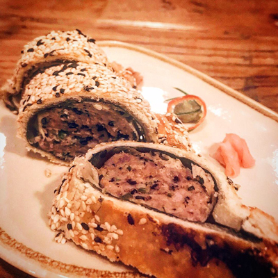 the great sausage roll off competition the red lion Barnes entry 2019