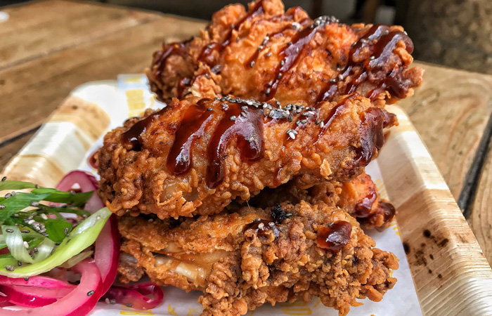 Happy Bird pop-up kitchen opens at The Fine Line in Bow Churchyard, London