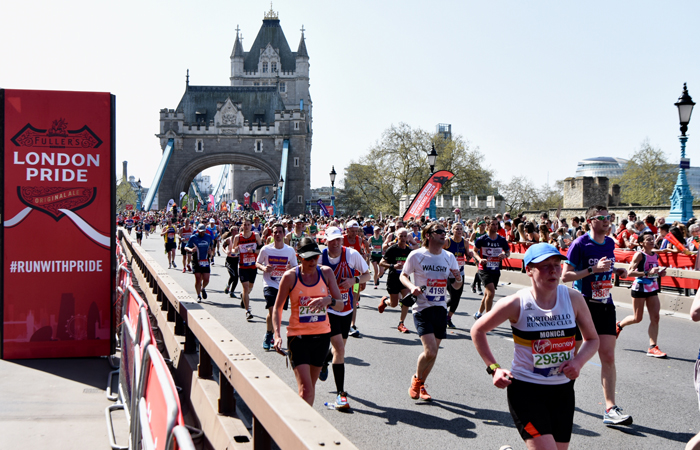 Marathon runners for Fuller's