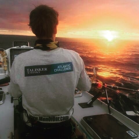 sunset across the Atlantic Ocean