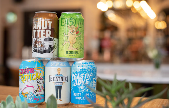 Craft beer from The Old Bank bar and restaurant on Northcote Road in Battersea