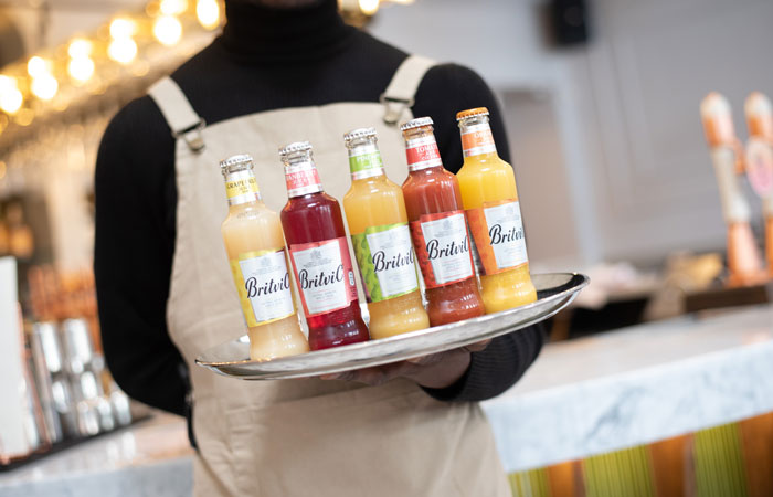 Non-alcoholic drinks from The Old Bank bar and restaurant on Northcote Road in Battersea