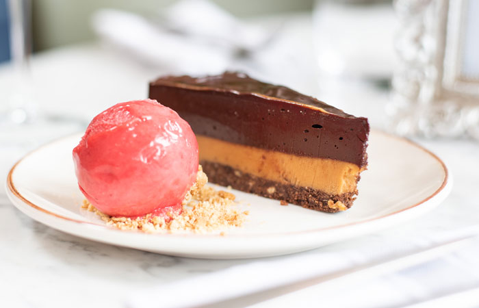 Pudding from The Old Bank bar and restaurant on Northcote Road in Battersea