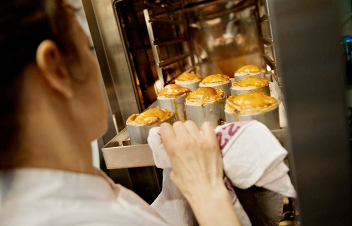 Fresh British Pies from The Inn of Court London