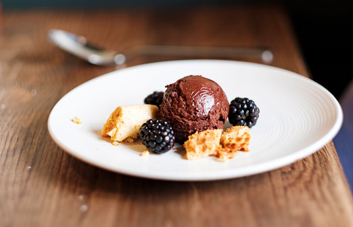Dessert from The Bear of Burton pub restaurant and hotel, Dorset, Christchurch.