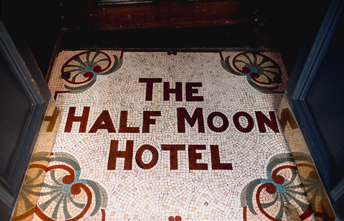 The Half Moon pub and hotel features in Rock N Roll Bride blog