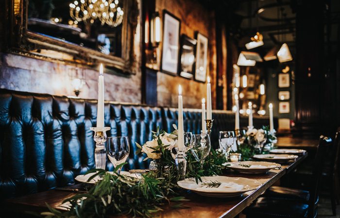 Pub wedding tips and ideas - the decor