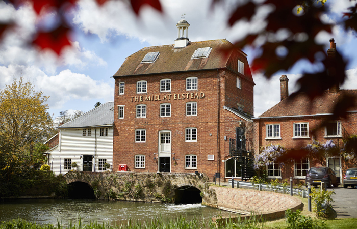 Winter wedding venue The Mill at Elstead, Surrey