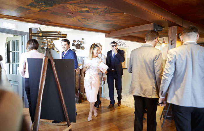 Winter wedding venue The Sill & West Portsmouth - best wintery venues in south england