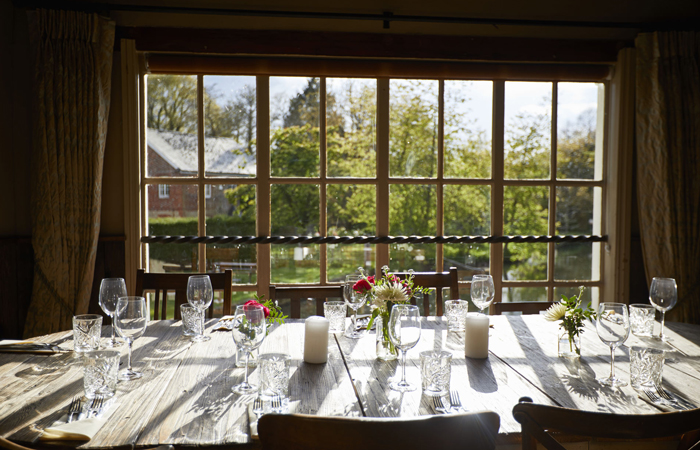 Winter wedding venue The Mill at Elstead