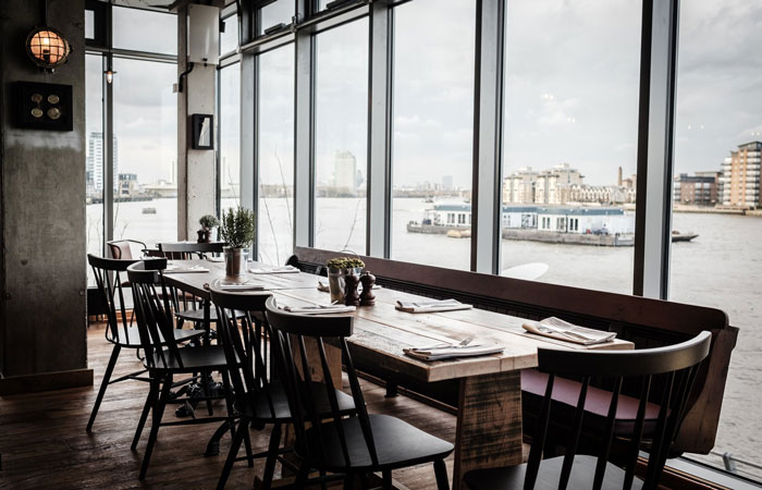 The Sail Loft riverside pub London