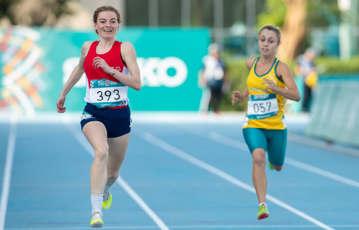 Special Olympics GB Athlete Hetty Bartlett in Athletics.