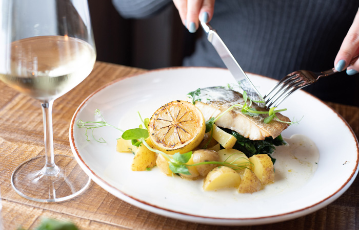 Fresh fish from The Ship Inn pub and restaurant in Langstone, Havant.