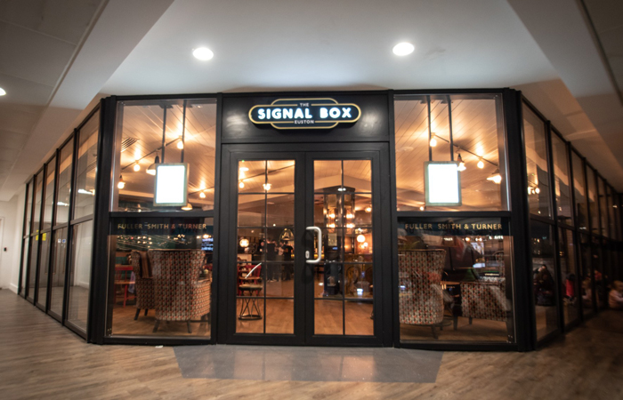 Best pub Euston Station The Signal Box