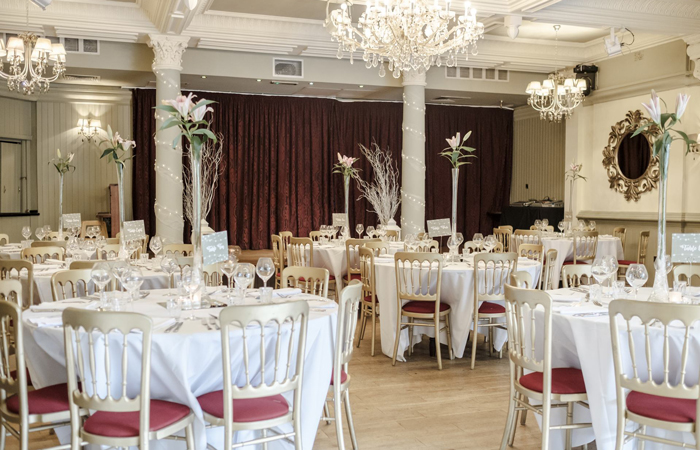 The Drayton Court Hotel wedding breakfast and reception