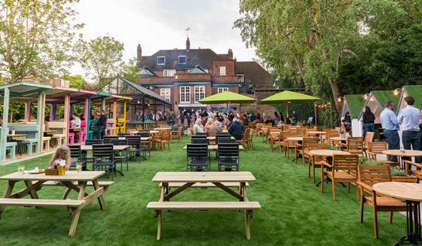 Best pubs with beer gardens in london
