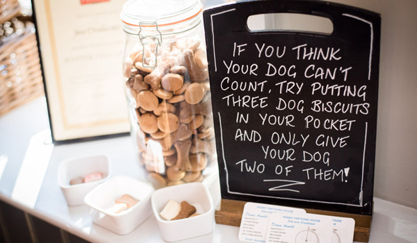 dog friendly pubs with free dog treats