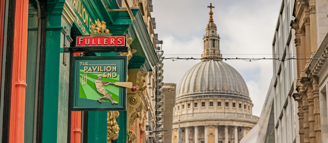 Sports bars and pubs in the City of London