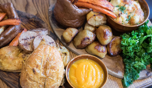 Traditional British Sunday roast